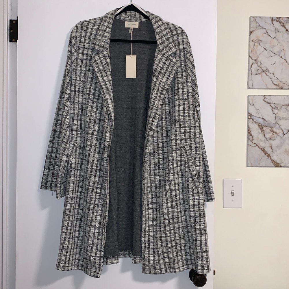 NWT Melloday Plaid Topper Jacket, Size XL​
